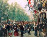 Departure of King william the First to the Army 1870